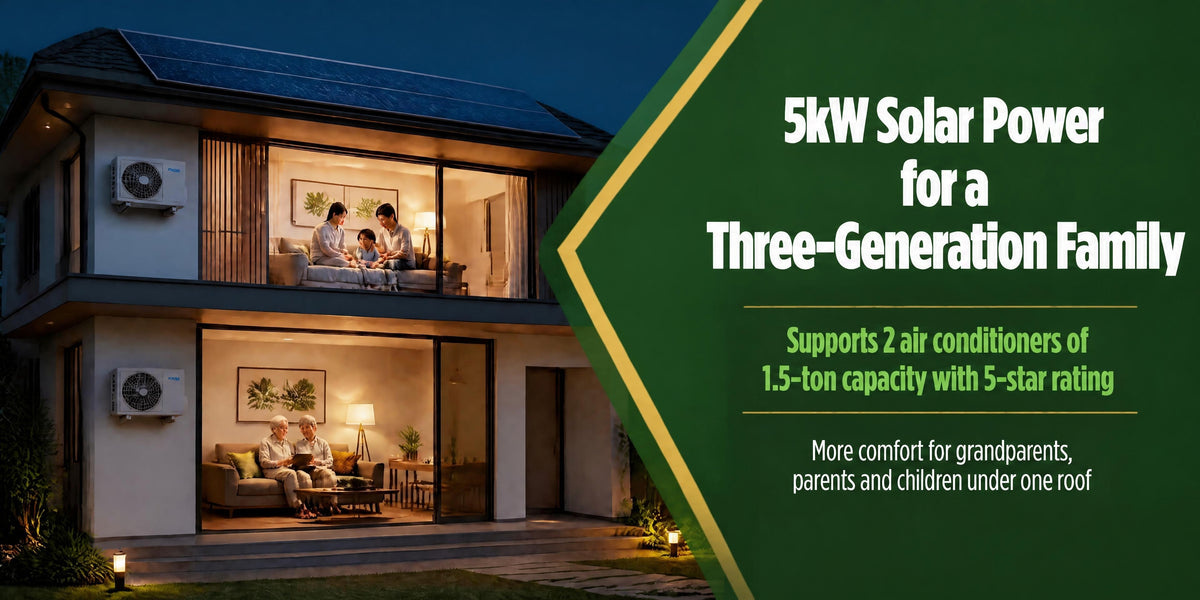 5 kW Rooftop Solar Plant - Zero Down Payment | Noida, Ghaziabad & Greater Noida